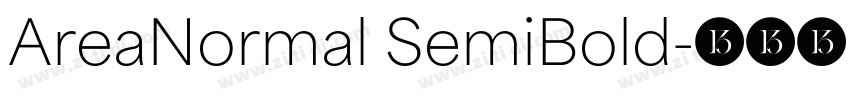 AreaNormal SemiBold字体转换 AreaNormal SemiBold字体转换